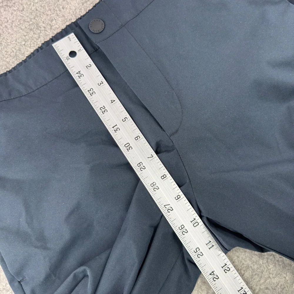 Banana Republic Mens Tech Pants Trousers Navy Blue t Stretch Comfort Size 28x30‎